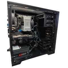 Brugte gaming-computere - Corsair Carbide 300R gaming computer med Intel i7 32GB 1TB SSD RX 5700 XT Win11 Pro (brugt)