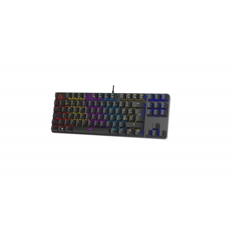 Baggrundsbelyst gamingtastatur - Nordic Gaming TKL mekanisk gaming-tastatur med RGB-belysning