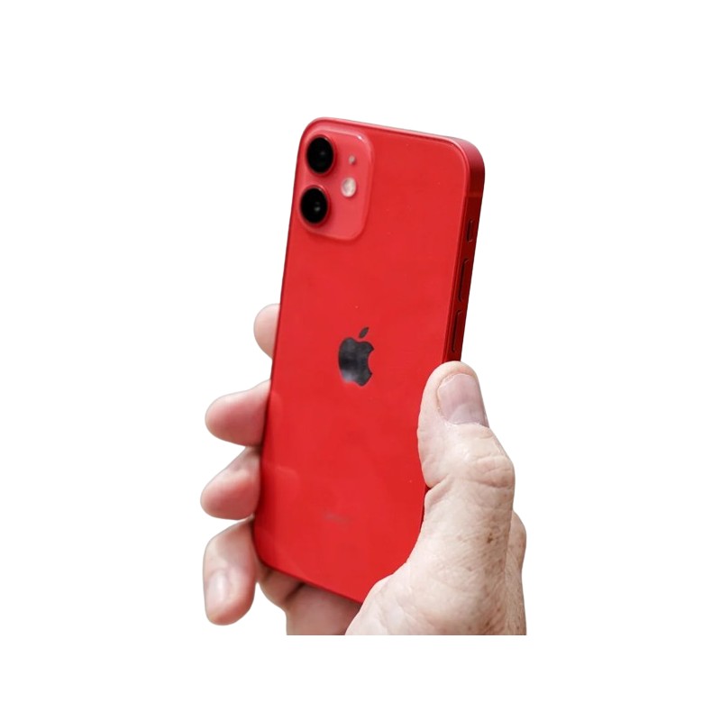 Brugt iPhone - iPhone 12 Mini 128GB 5G (PRODUCT)RED med 1 års garanti (brugt med skærm i ny stand)