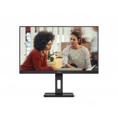 Computerskærm 25" eller større - AOC Q27E3UMF 27" QHD (2560x1440) LED-skærm med VA-panel (Højde, pivot, drejbar, tilt)