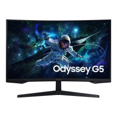 Computerskærm 25" eller større - Samsung Odyssey G5 Curved 32" QHD 165 Hz gaming-skærm 2560x1440