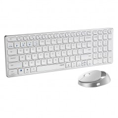 Rapoo 9750M trådløst tastatur- og musesæt til pc og Mac (bluetooth + USB)