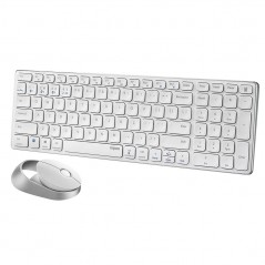 Rapoo 9750M trådløst tastatur- og musesæt til pc og Mac (bluetooth + USB)