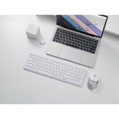 Trådløse tastaturer - Rapoo 9750M trådløst tastatur- og musesæt til pc og Mac (bluetooth + USB)