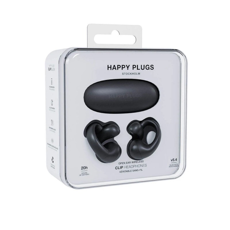 Trådløse headset - Happy Plugs Clip ægte trådløse in-ear-hovedtelefoner og headset