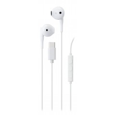 Streetz C210 semi-in-ear hovedtelefoner & headset med USB-C (sort/hvid)