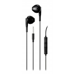 Streetz E130 semi-in-ear hovedtelefoner & headset med 3,5 mm jackstik (sort/hvid)