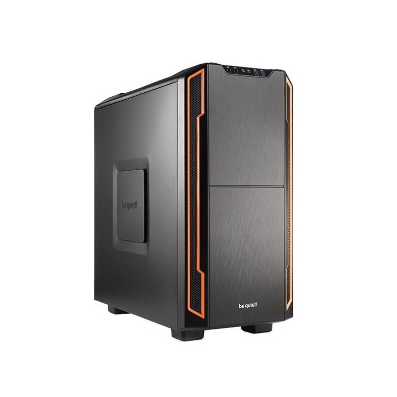 Brugte gaming-computere - be Quiet! Silent Base 600 gamingdator med Intel i7 16GB 1TB SSD RX470 Win10 Pro (brugt)