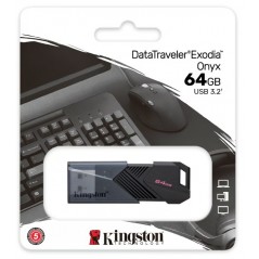 USB-nøgler - Kingston Exodia Onyx USB 3.2 Gen1 USB-hukommelsesstick 64 GB