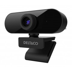 Deltaco webcam med Full HD-opløsning og 360 graders rotation