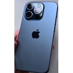 Brugt iPhone - iPhone 15 Pro 128GB Blue Titanium med 1 års garanti (brugt)