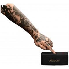 Trådløse bluetooth-højttalere - Marshall Emberton II trådløs bluetooth-højttaler (sort/messing)