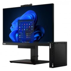 Alt-i-én computer - Lenovo ThinkCentre 22" skærm med M70q Gen3 computer i5 16GB 256GB SSD WiFi Win11 Pro