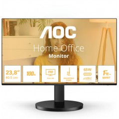 AOC 27B3CF2 27" Full HD LED-skærm med IPS-panel, ergonomisk fod og USB-C PD65W