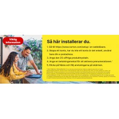 Antivirus - Norton 360 Deluxe 50 GB alt-i-en-beskyttelse til 5 enheder