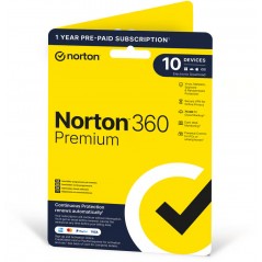 Norton 360 Premium 75 GB alt-i-en-beskyttelse til 10 enheder