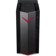 Brugte gaming-computere - Acer N50-640 gaming computer med Intel i7 64GB 1+1TB SSD RTX4070 Win11 med headset, mus & tastatur (brugt) (VMB*)