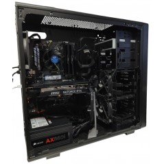 Corsair Vengeance C70 Gaming PC med Intel i7 32GB 1TB SSD RTX2070 Super Win11 Pro (brugt)