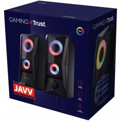 Computerhøjttalere - Trust Javv computerhøjttalere med RGB-belysning