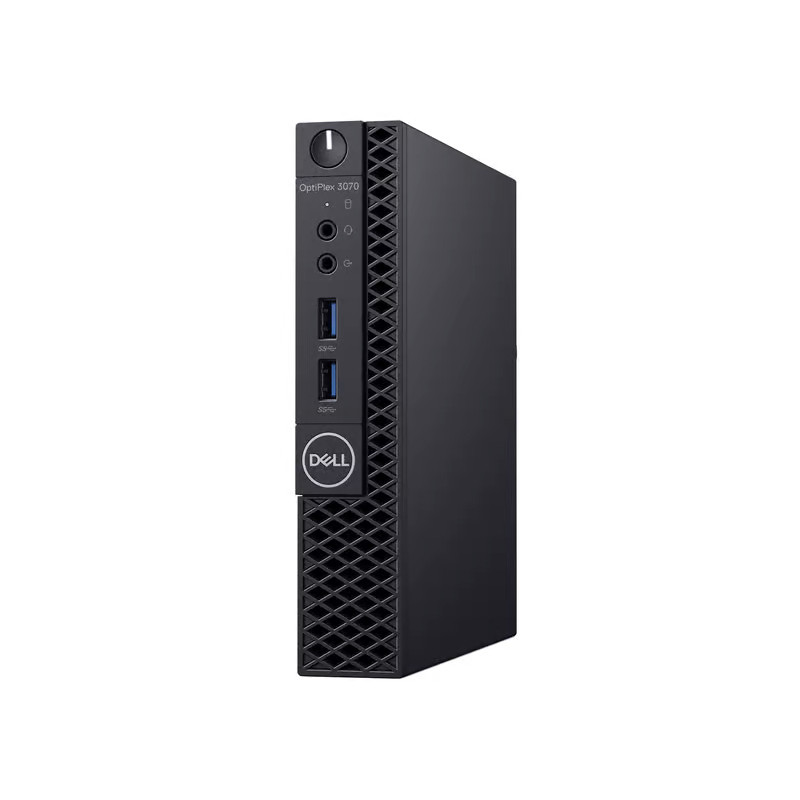 Brugt stationær computer - Dell OptiPlex 3070 Micro i3 (gen 8) 8GB 250GB SSD Windows 11 Pro (brugt)