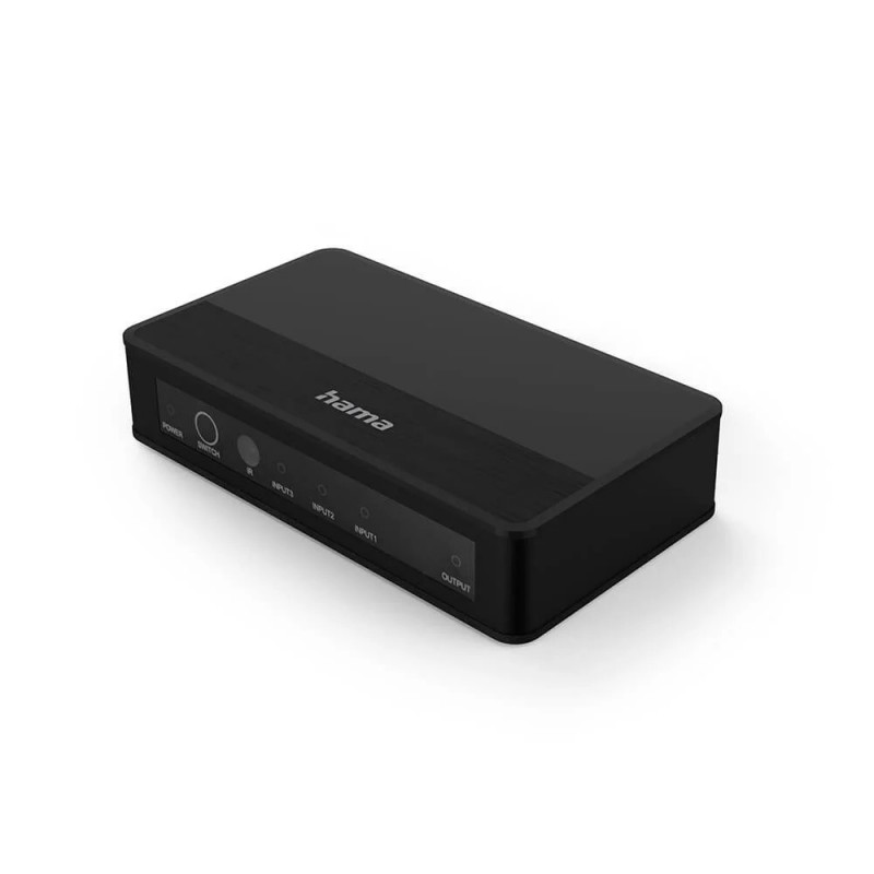 Skærmkabel & skærmadapter - HAMA HDMI Switch 3-to-1 med fjernbetjening og 4K-understøttelse