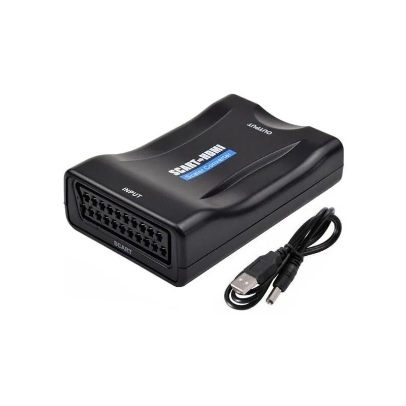 TV-tilbehør - Adapter fra SCART til HDMI Converter med understøttelse af 1080p