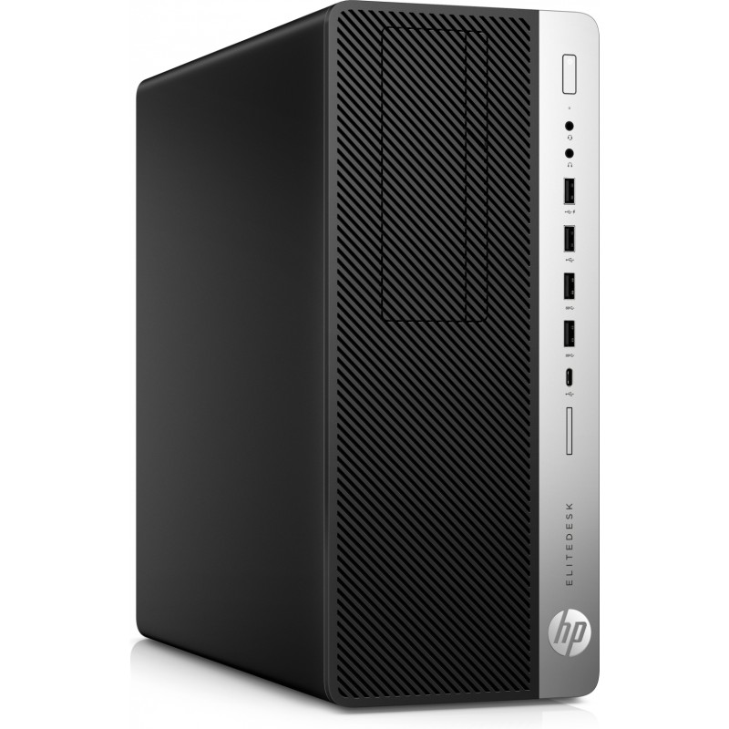 Brugt stationær computer - HP EliteDesk 800 G4 Tower i7 32GB 256GB SSD med RX 580 Win11Pro (brugt)