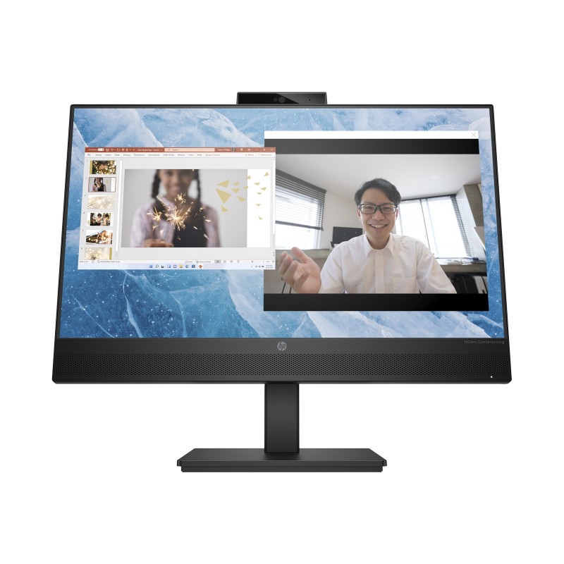 Computerskærm 15" til 24" - HP M24m Conferencing Monitor 24" IPS-skærm med indbygget webkamera