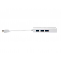 iiglo USB-C til 3x USB-A-hub med LAN-port