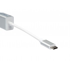 USB-C hubb - iiglo USB-C til 3x USB-A-hub med LAN-port