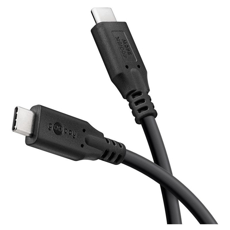 USB-C-kabel - Goobay USB-C-kabel USB4 Thunderbolt 4 240W PD 40Gbit/s (8K) i flere længder