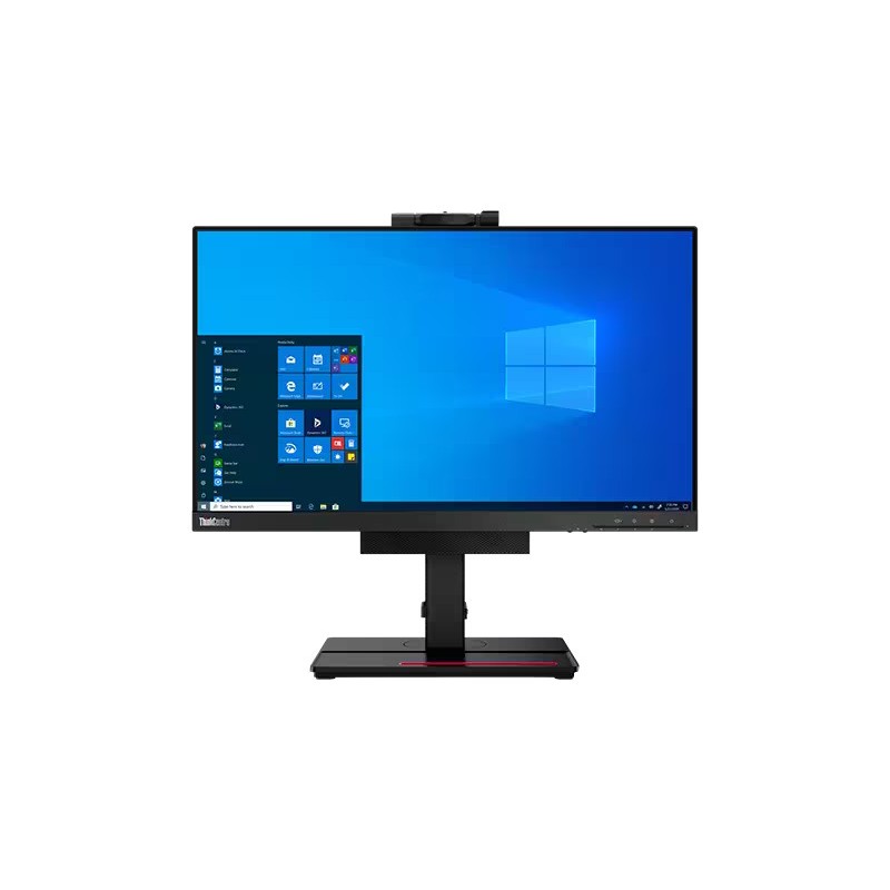 Brugte computerskærme - Lenovo ThinkCentre TIO22Gen4 22" IPS-skærm med indbygget webcam (brugt)