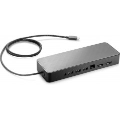 USB-C-dockingstation - HP USB-C Dock universel dockingstation med understøttelse af 2 skærme (brugt)