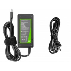 USB-C-opladere - GreenCell Universal 45W USB-C computeroplader (AC-adapter) med strømkabel