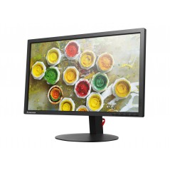 Lenovo T2324p 23-tommer ergonomisk LED-skærm med IPS-panel (brugt)