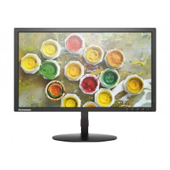 Lenovo T2324p 23-tommer ergonomisk LED-skærm med IPS-panel (brugt)