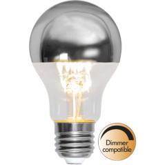 Dæmpbar LED-lampe E27 sølvfarvet topcoat 4,8W (50 W)