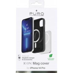 iPhone 14 - Puro Icon Mag mobiletui til iPhone 14 Pro med MagSafe-understøttelse