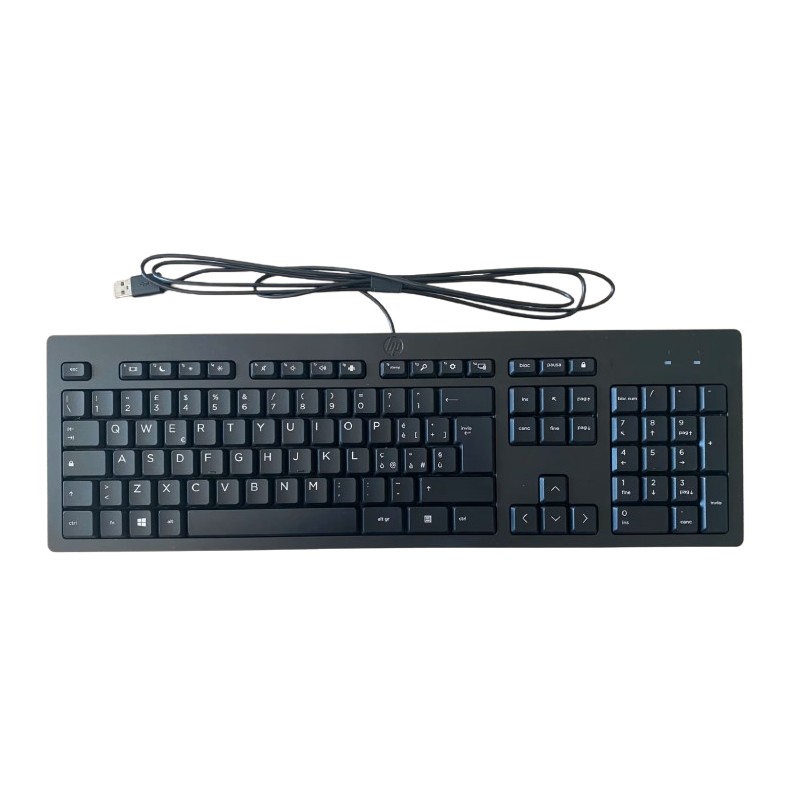 Tastaturer med ledning - HP 125 USB-tastatur (italiensk layout)