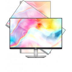 Brugte computerskærme - Dell S2722DC 27-tommer 2K IPS-skærm med 65W USB-C PD og ergonomisk fod (brugt med større ridser)