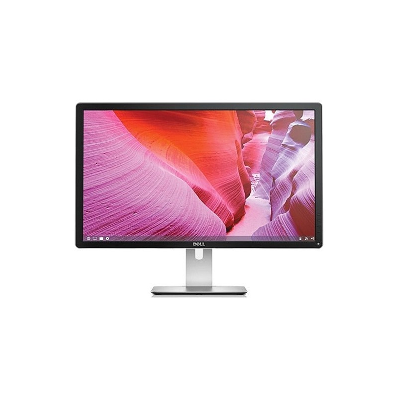 Brugte computerskærme - Dell P2715Q 27" 4K UHD LED-skærm med IPS-panel og ergonomisk fod (brugt)