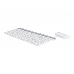 Tastatur & computermus - Logitech MK470 slim trådløst tastatur og mus, white