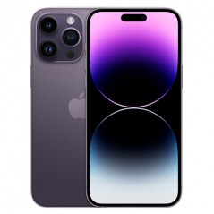 Brugt iPhone - iPhone 14 Pro 128GB Deep Purple med 1 års garanti (brugt)