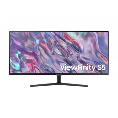 Computerskærm 25" eller større - Samsung ViewFinity S5 S34C500GAU 34" 3440x1440 ultrabred LED-skærm med VA-panel