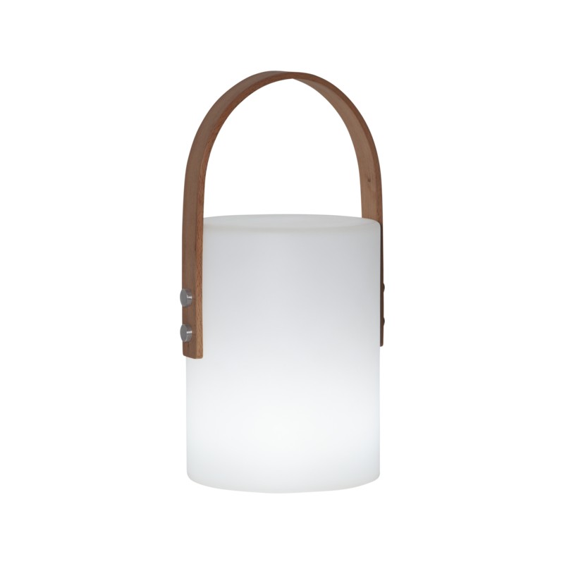 Udendørs belysning - Genopladelig lanterne og bordlampe til indendørs og udendørs brug 34 cm IP65