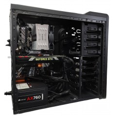 Corsair Carbide 400R gaming computer med Intel i7 32GB 1TB SSD GTX Titan X Win11 Pro (brugt)