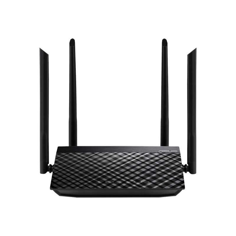 Router 450+ Mbps - Asus RT-AC1200 V2 trådløs dual band AC router