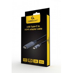 Skærmkabel & skærmadapter - Cablexpert USB-C til HDMI-kabel 1,8 m med understøttelse af 4K i 60 Hz