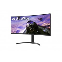 LG 34WR55QK-B 34" ultrabred 3440 x 1440 buet skærm med VA-panel og USB-C PD 65W