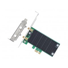 TP-Link T4E trådløst PCI-E-netværkskort med dobbeltbånd (fuld/lav bracket)